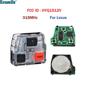 2+1/3 Pogas 315MHz Tālvadības Atslēgu Valdes Fob par Lexus GX470 LX470 FCC ID: HYQ1512V