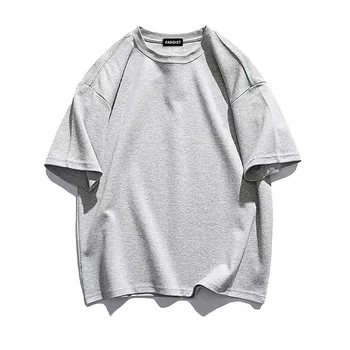 2022 Sieviešu T-Krekls Gadījuma Vienkrāsainu Cilvēks Harajuku Īsām Piedurknēm Lielgabarīta Tees Unisex Hip Hop Topi Modes Tee