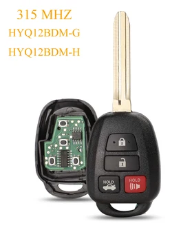 jingyuqin 4 Pogas Smart Remote Auto Atslēgu Fob 315Mhz 